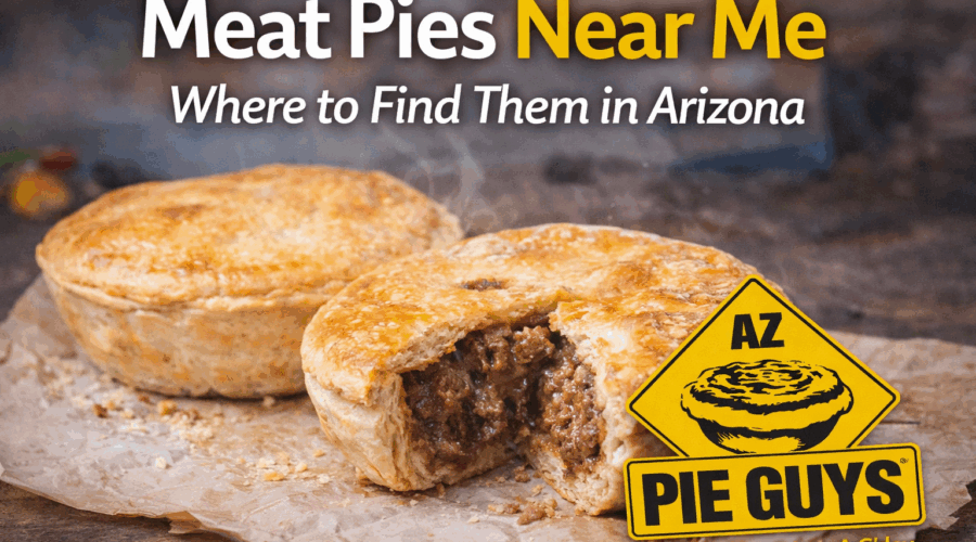 Authentic meat pies near me in Arizona from AZ Pie Guys with flaky pastry and savory filling